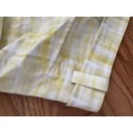 Nike Yellow White Belted Womens Golf Shorts 10 Checkered Photo 6