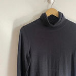 Lands' End Merino Wool Turtleneck Sweater Dress Photo 2