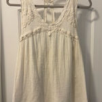 Jen's Pirate Booty Jen’s Pirate Booty Free People Crochet Knit Cream Gauzy Top Size Small Photo 0