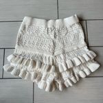 Beginning Boutique Ruffle Knit Shorts Photo 3