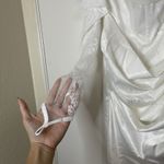 Selfie Leslie NEW! Shanice Lace Trim Sweetheart Midi Dress White slbd3366 Small Photo 8