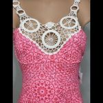 OndadeMar print swimsuit with crochet trim. NWT Red Size M Photo 5