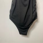 One Piece Summer Mae Ribbed Maternity Swimsuit Cutout  black size M Photo 7