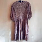 Sea NYC Ida Lavender Floral Puff Sleeve Knee Length Sundress Retro Y2K Style XL Purple Photo 8