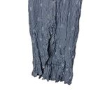 American Eagle Blue‎ White Striped Embroidered Eyelet Button Front Maxi Skirt M Blue Size M Photo 1