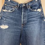 AGOLDE Premium Blue Jeans 90's Pinch High Rise Straight Distressed Size 26 Photo 2