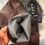 Loft  Faux Leather Pants Photo 5