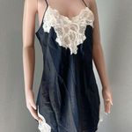 Vintage Gold Label Red Victoria's Secret Satin Chemise Nightgown Lingerie #225 Black Size undefined Photo 1