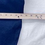 Vince  Linen Popover‎ Top Navy Blue Medium Photo 10