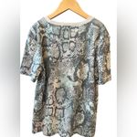 ZARA  Women ‘s Snake Print Shirt Photo 7