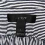 J.Crew Bib Popover Stripe Long Sleeve Shirt Photo 3
