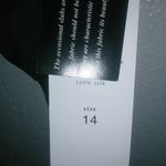 Josephine Chaus  14 Silk Ruffle Top in Black Funeral Plus Photo 11