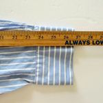 Lane Bryant  Striped Sash Belt Blue Long Sleeves Button Down Long Sleeve Shirt 20 Photo 5