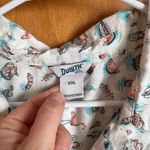 Duluth Trading Company XXL BBQ Flamingo Picnic Short Sleeve Button Up Shirt White Photo 5