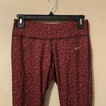Nike  Multi Color Printed Dri Fit Workout Leggings Photo 1