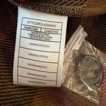 NWT BB Dakota Steve Madden Women’s Plaid Fleece Shacket Jacket Small Brown Pink Photo 2