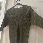 Dark Olive Pleated Inspired Top Green Size 6 Photo 1