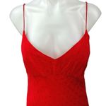 ZARA Red Polka Dots V-neck Spaghetti Midi Maxi Cami Camisole Slip Tank Dress S Photo 2