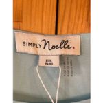 Simply Noelle   Women’s Light Blue Layered Blouse NWT Size 2XL (5606) Photo 1