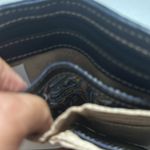 Tignanello Wallet Women's Trifold Organizer Clutch Blue Pebbled Genuine Leather Photo 9