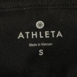 Athleta Small Leggings Stretch Elastic Waist Inner Drawstring Zip Pocket Black Photo 7