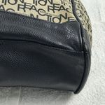 Kenneth Cole Reaction Beige Brown leather logo bag Photo 5