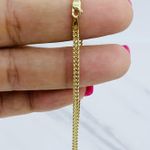 Real 10k solid Gold Women’s Franco Bracelet Photo 3