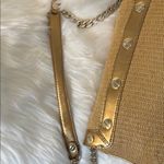 Michael Kors  Panama Straw Woven Straw Clutch Shoulder Bag Photo 5