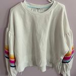 Crown & Ivy  Rainbow Sweatshirt Photo 0