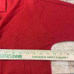 Eileen Fisher  L Wool Blazer Cardigan Notch Collar Red Photo 3