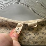 Anthropologie Moth Tan/Grey Print Knit Cropped 3/4 Sleeve Sweater Top size S Photo 1