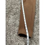 J. McLaughlin  Pull On Tan Brown Ribbed Knit Skinny Pants Elastic Cuffs Cotton M Photo 6