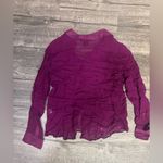 Ashley Stewart  Purple Sequin Blouse Photo 3