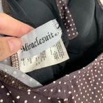 MiracleSuit  Isabella Ruffle Front One Piece Swimsuit Brown Womens Size 10 Photo 10