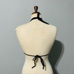 Xhilaration Women Black Flower Print Adjustable String Bikini Swimming Top Sz S Photo 4