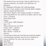 Free People Like New Luster Linen Blend Jumpsuit Natural VERY Oversized XS Photo 13