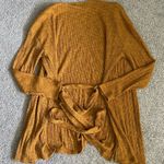 Anthropologie Sunday In Brooklyn  Mustard Open Front Belted Cardigan Photo 4