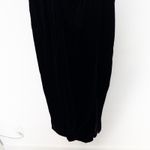 VTG 90s De Laru Womens Velvet Dress Size S Black Maxi Romantic Goth Glam‎ Photo 3