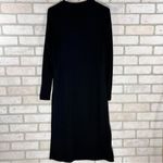 Madewell  Long Sleeve Pocket Tee Dress in Black Size XXS Photo 7