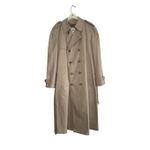 London Fog Vintage Long Trench Coat Button Tie Waist Tan Light Brown 42 Long Photo 2
