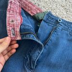 Ralph Lauren Lauren ‎ Vintage Denim Shorts 14W Utility Carpenter 90s Y2K Cotton Photo 6