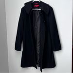 Anne Klein  Women's 100% Wool Black Coat Size 12 Photo 5