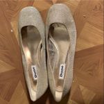 Dune London Women's Bijoux Metallic Lurex Ballerina Photo 4