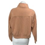 A New Day Women's Orange Fleece 1/4 Zip Turtleneck Pullover Sweater Top Size L Photo 1