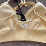 PacSun Civil Regime Pastel Yellow Kelly Seamless Bra Small Photo 6