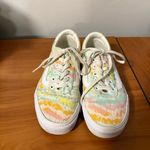 Vans  Old Skool Pastel Rainbow Tie Tye Lace Up Low Top Sneaker Skate Funky W7.5 Photo 3