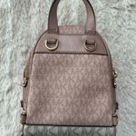 Michael Kors 🩷 mini Rhea pink tricolor convertible backpack Photo 6