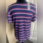 Francesca's NWT Francesca’s Jun & Ivy Monica Striped Waffle Knot Top Photo 5