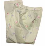 Brooks Brothers NWOT  green w/fish pattern 12 crop. Photo 1