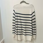 Old Navy  blue white Striped Sweater size Large Photo 2